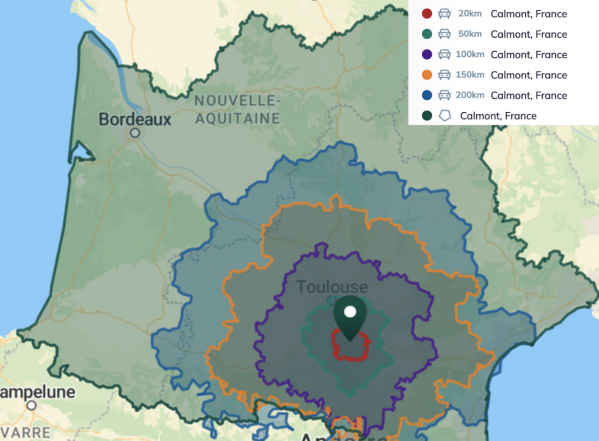 zone d'intervention
